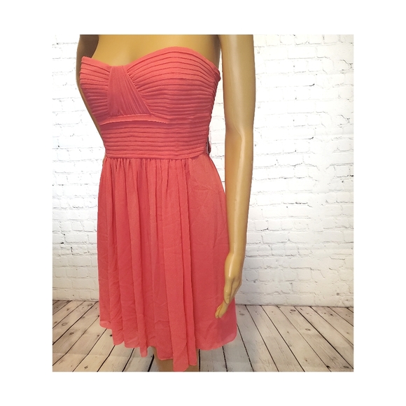 NWT BCBGMaxAzria Summer Chiffon Dress - Picture 6 of 7